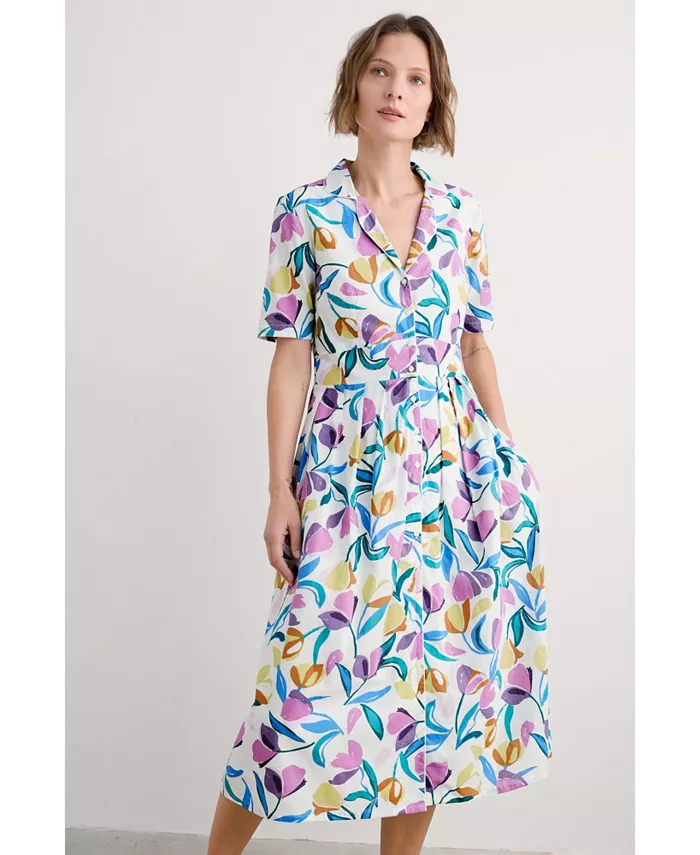 

Женское платье Charlotte Seasalt Cornwall, слоновая кость/кремовый