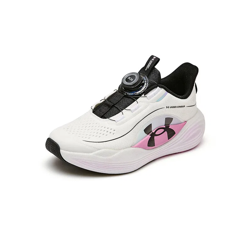 Детские кроссовки Urban Outdoors Kids' Running Shoes Under Armour, White/Pink — фото 4