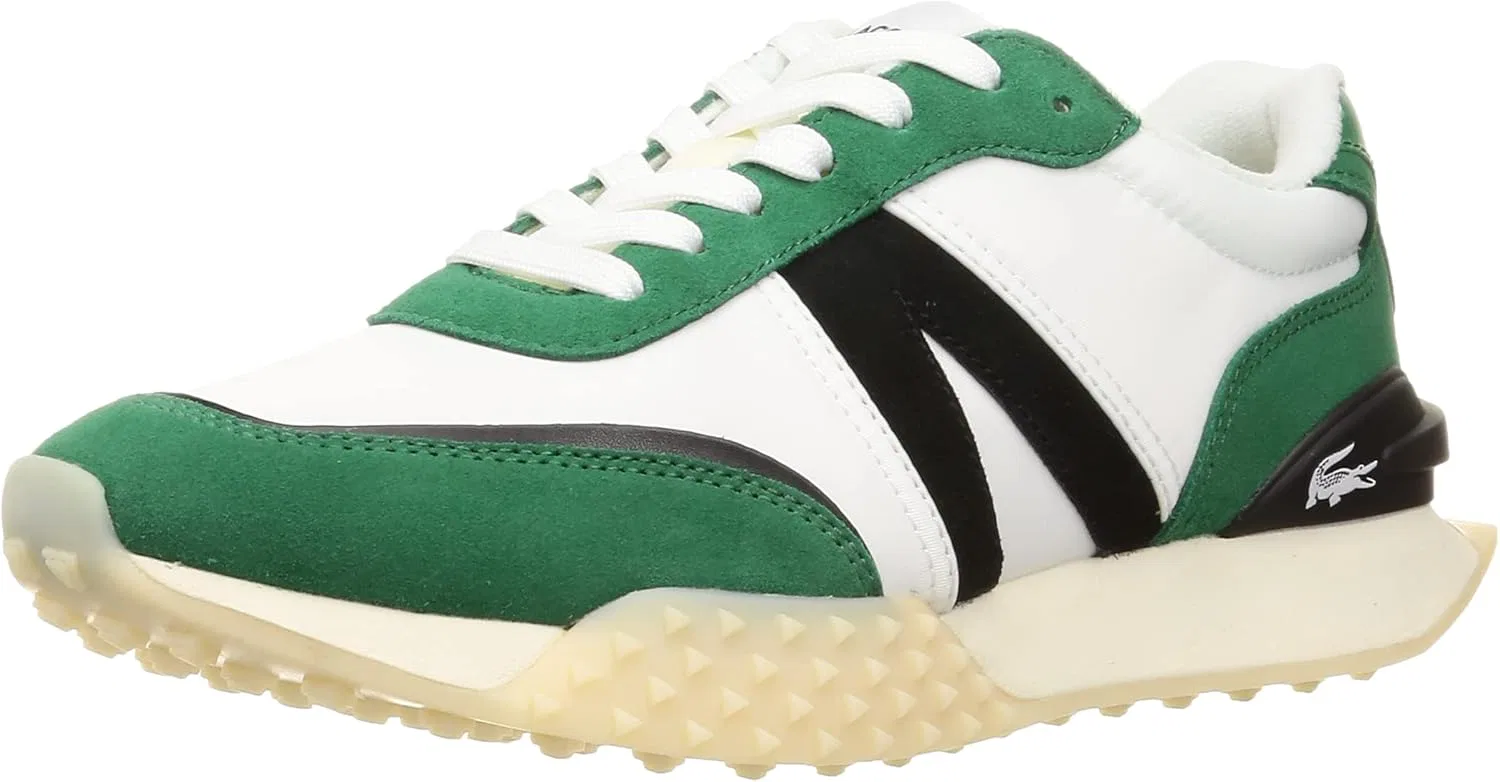 Спортивные кроссовки Lacoste зеленого цвета