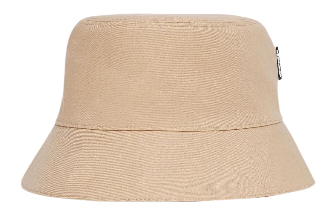 Burberry Реверсивная полосатая шляпа-ведро с принтом, Archive Beige/Soft Tawny — фото 4