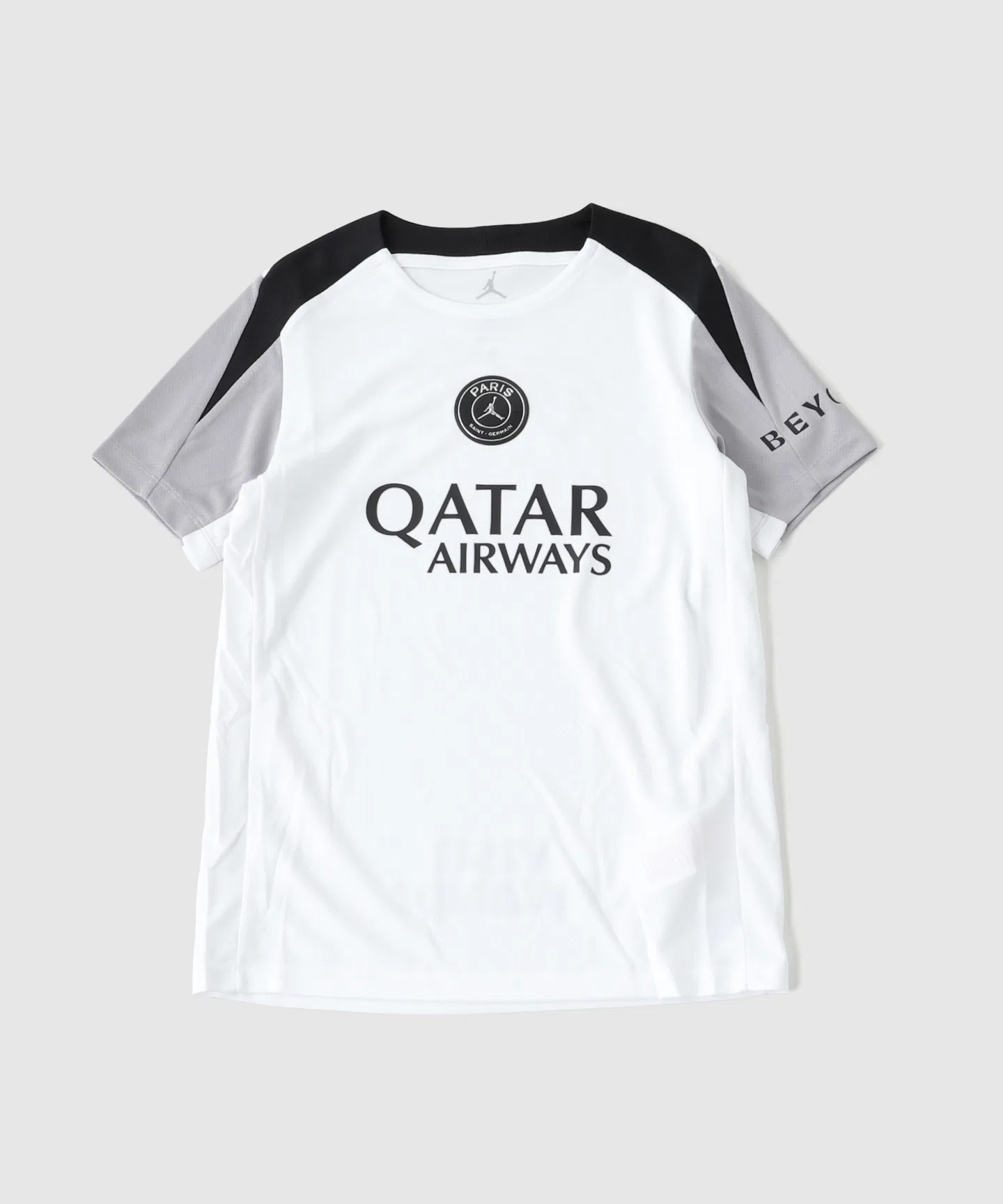 Детская футболка PSG Nike Dry-FIT серая — фото 2