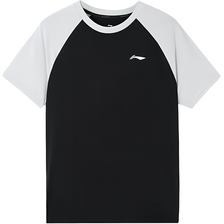 

LINING Футболка мужская черная, Черный, LINING Футболка мужская черная