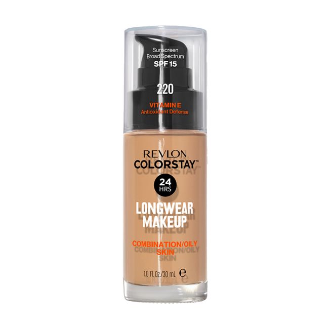 

Colorstay spf15 витамин Е стойкая тональная основа Revlon, цвет 220, 30 мл