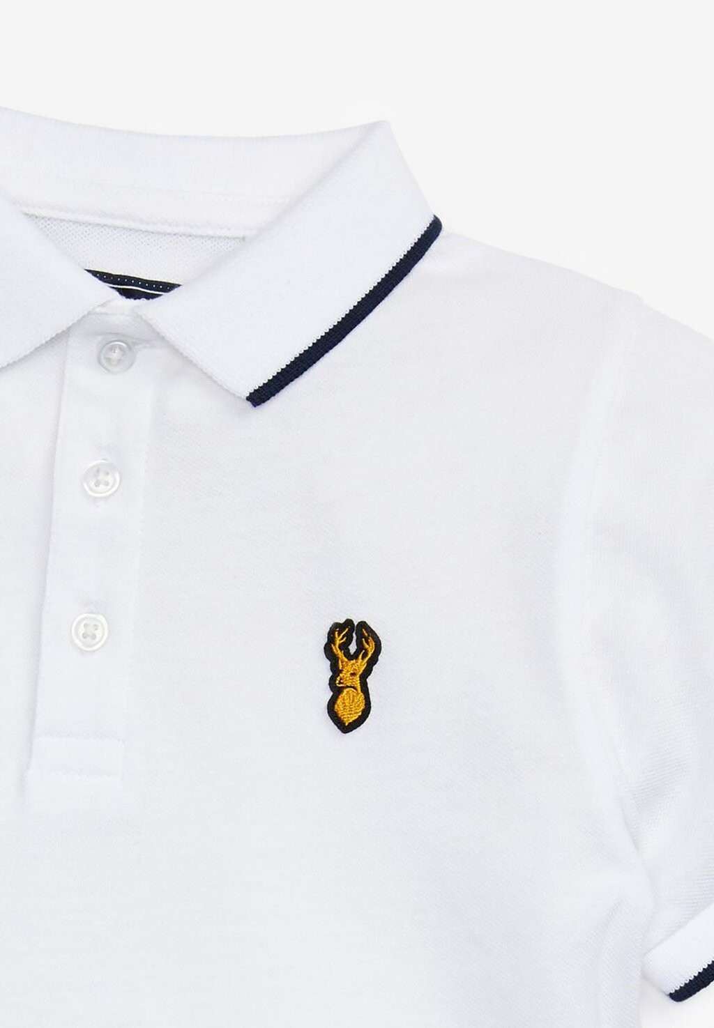 Рубашка-поло Short Sleeve Next, белая — фото 2