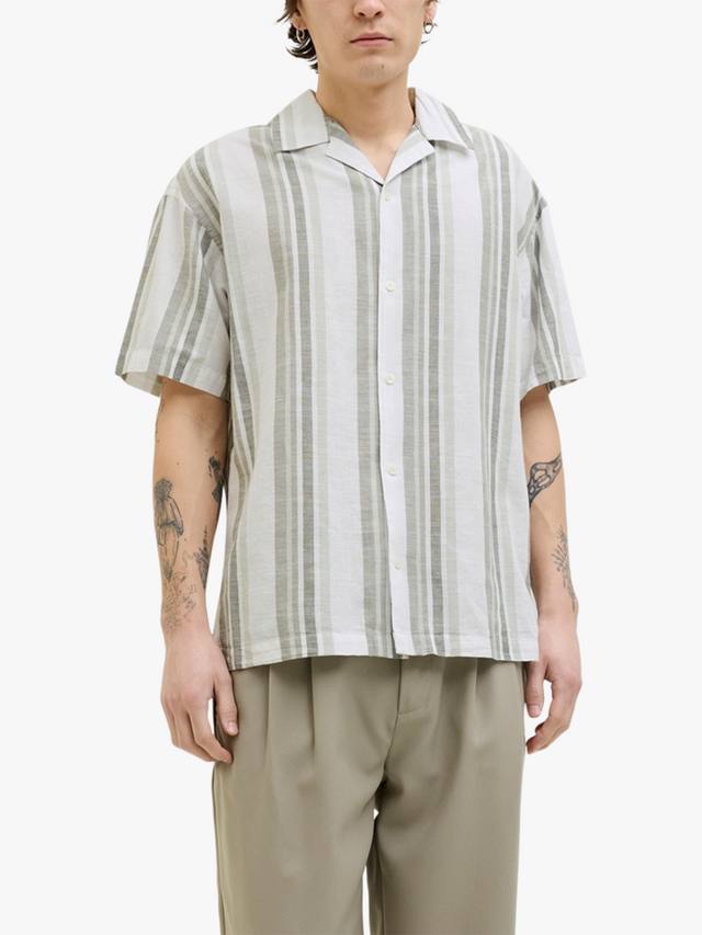 

Полосатая рубашка с коротким рукавом Jack & Jones