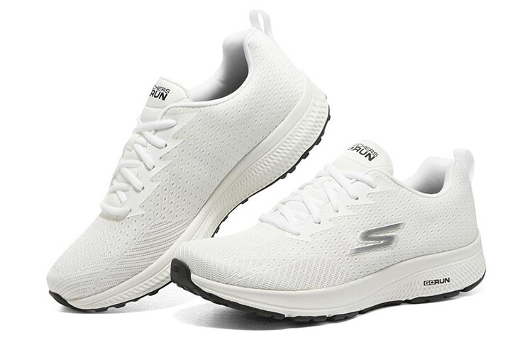 Кроссовки Go Run Consistent для бега мужские с низким верхом белого цвета Skechers — фото 3