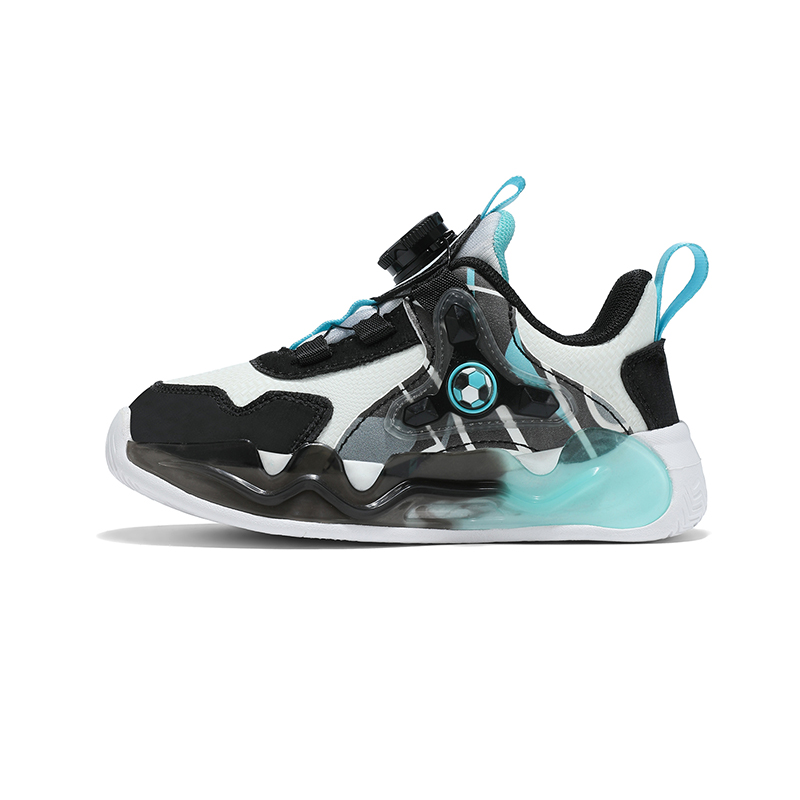 

Износостойкие противоскользящие противоударные низкие детские баскетбольные кроссовки для подростков CAMKIDS, черный