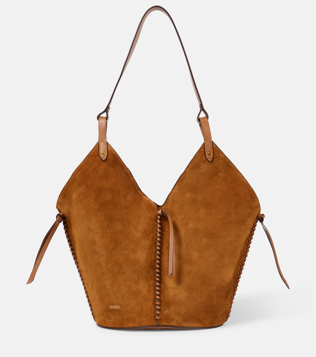 

Сумка через плечо из замши Tampa Isabel Marant, Cognac