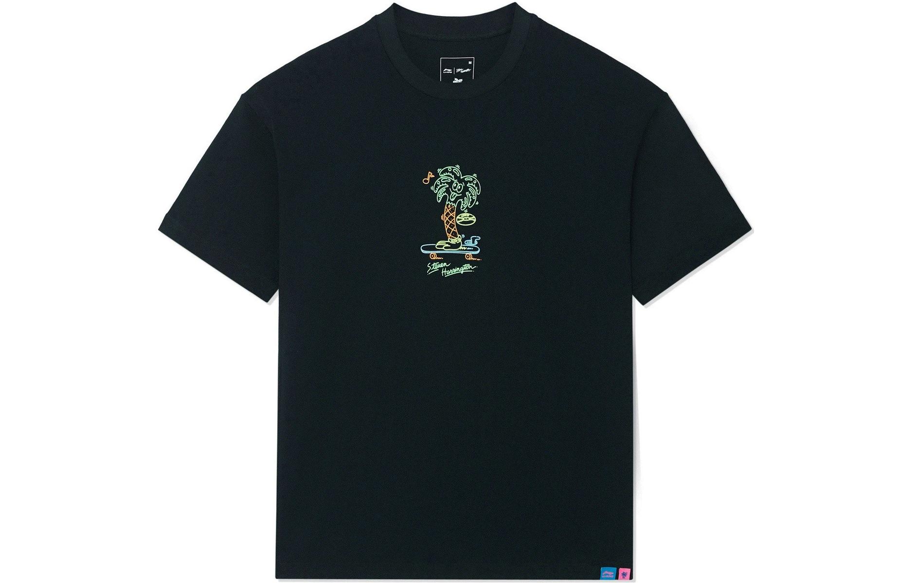 

Футболка LiNing x Steven Harrington унисекс черная