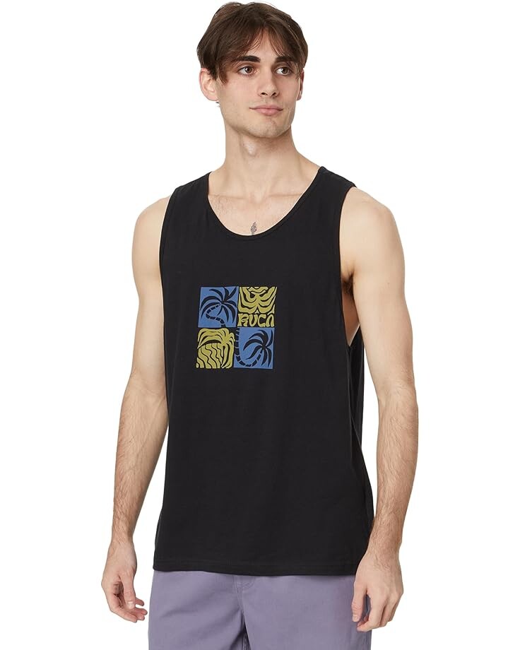 

Топ RVCA Fronds Tank, черный