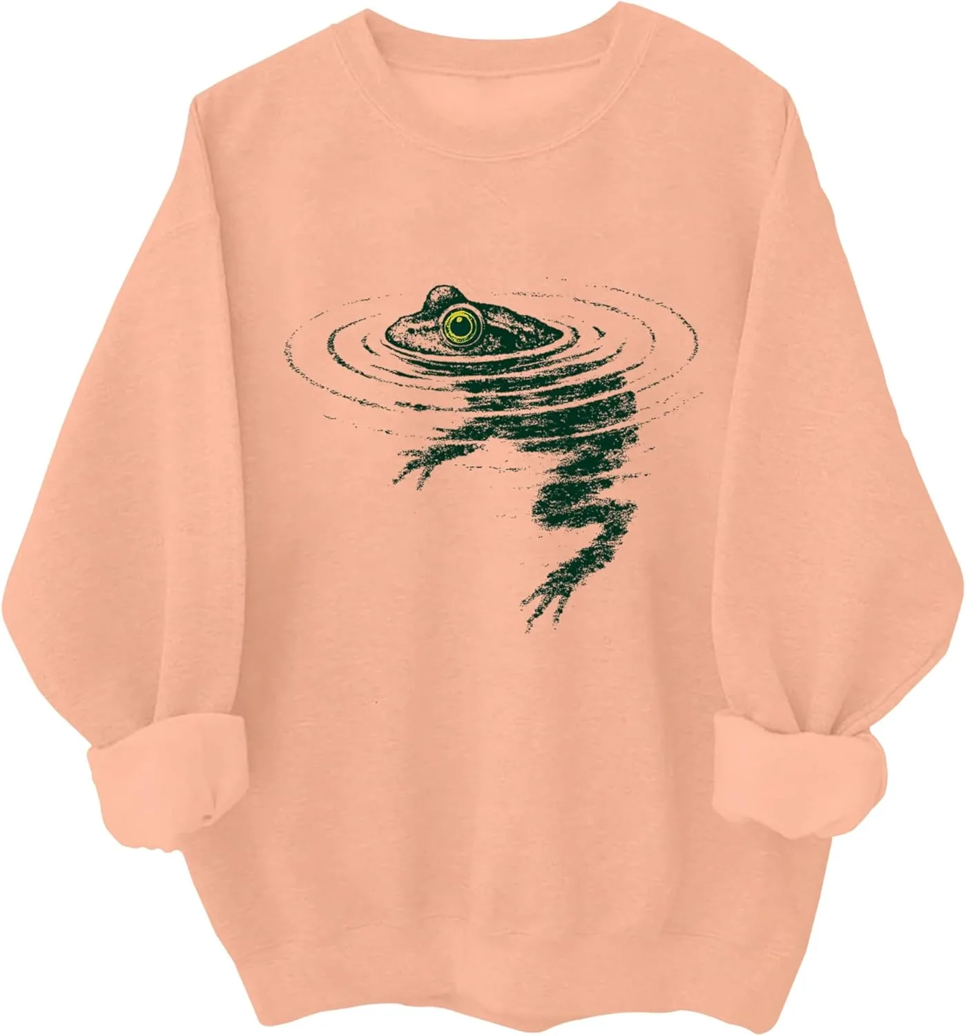 

Толстовка Frog Swimming с длинными рукавами для женщин и мужчин Relliot