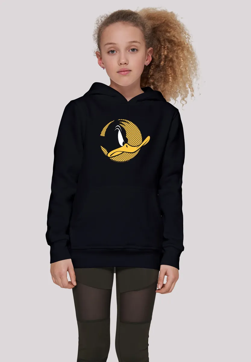 

Толстовка F4NT4STIC "Looney Tunes Daffy Duck Dotted Cartoon Logo", детский унисекс, товары премиум-класса, для мальчиков, девочек, с принтом, черный