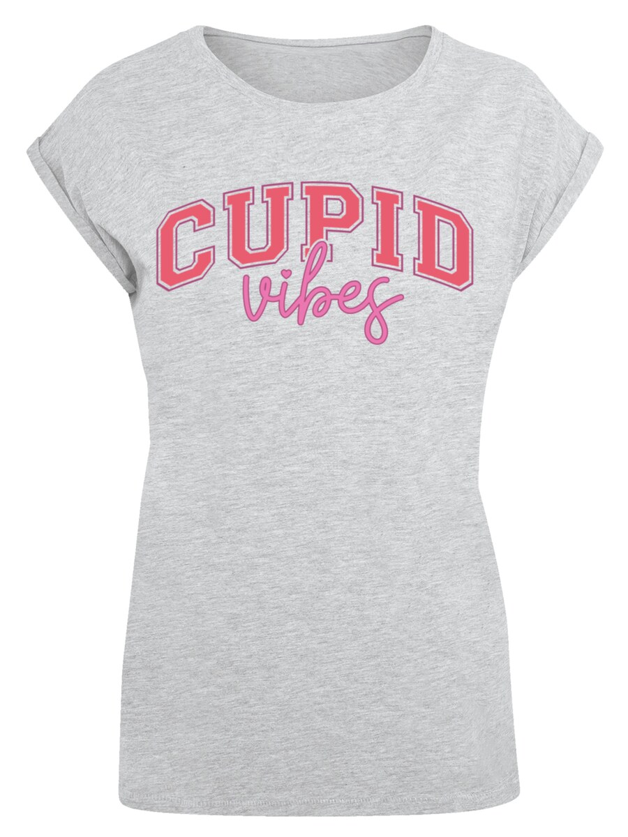 

Рубашка F4NT4STIC Cupid Vibes Valentinstag Amor, пятнистый серый