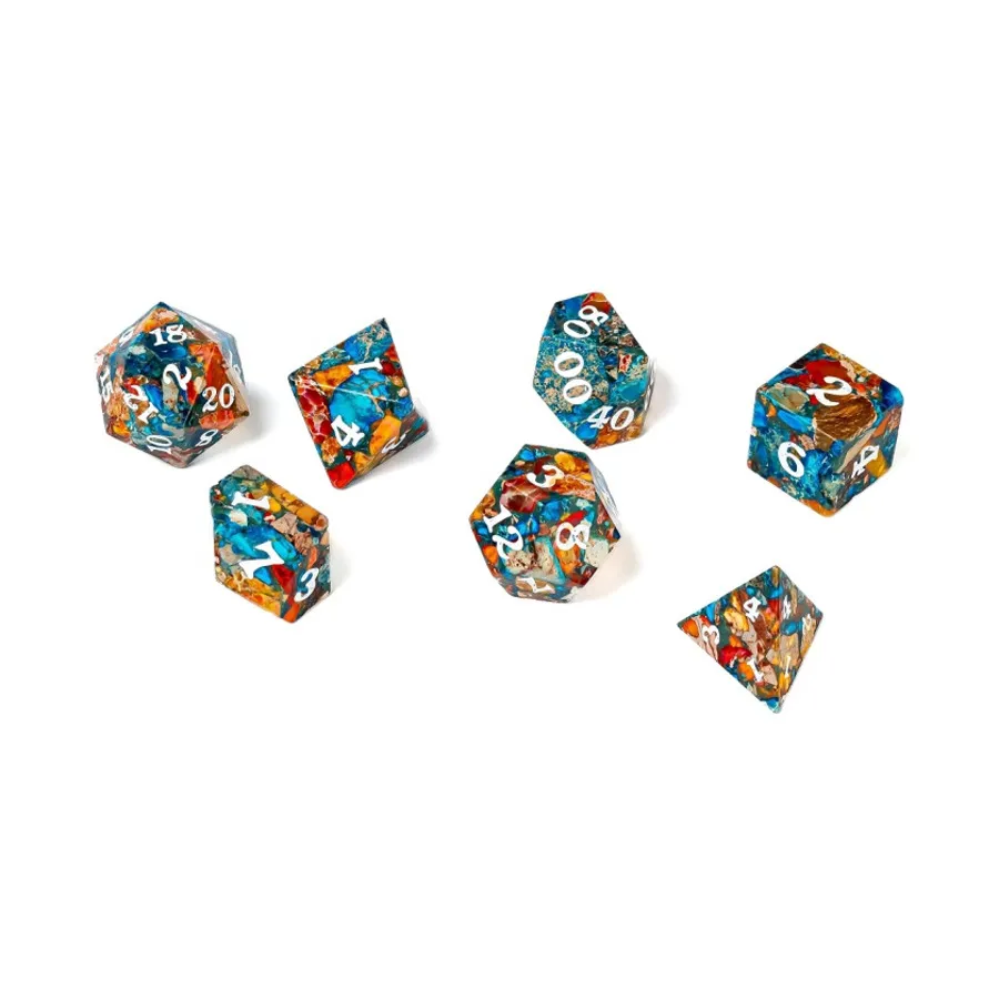 

Поли-набор - красивая иллюзия (7), Dice - Wizard Stone Dice (Easy Roller Dice)