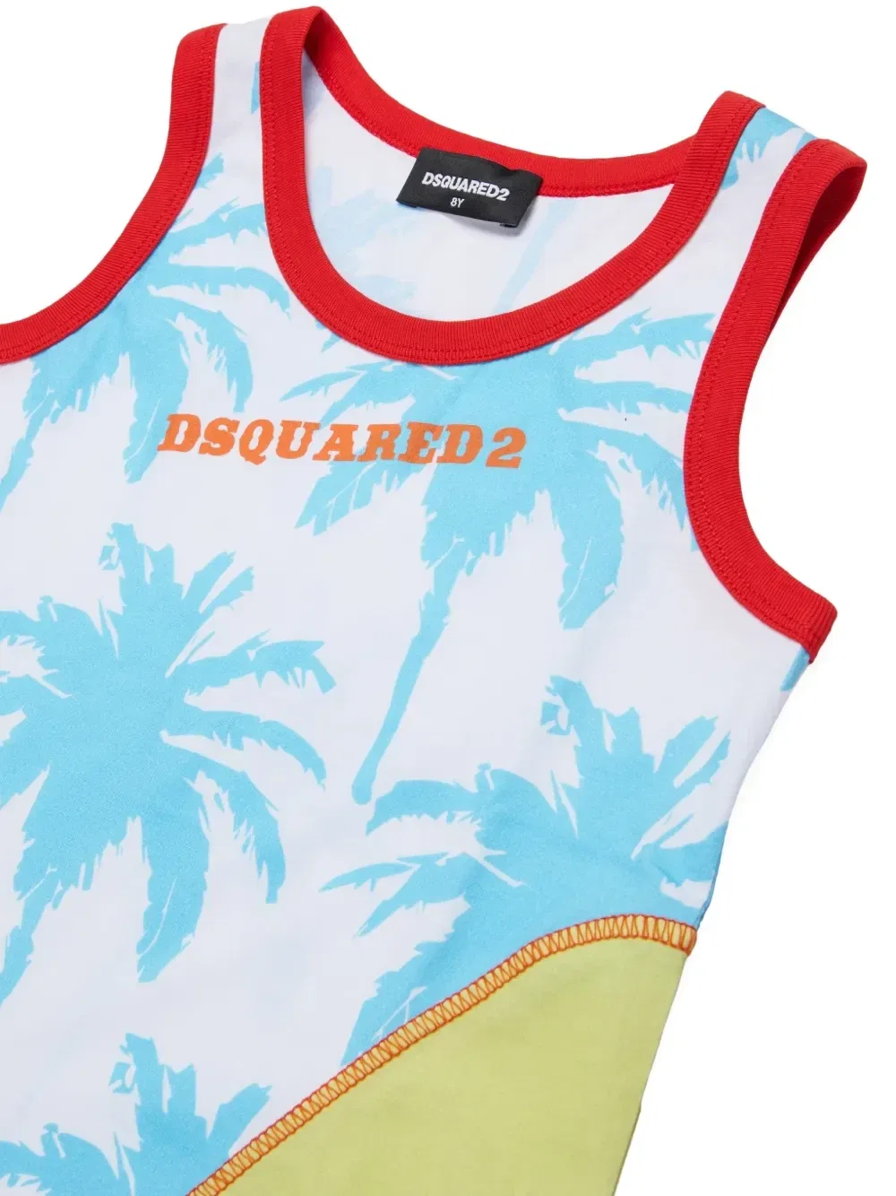 Жилет с графичным принтом DSQUARED2 KIDS, белый — фото 3