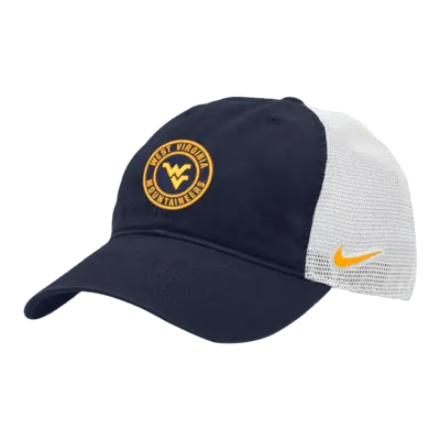 

Бейсболка Nike West Virginia Heritage86 College Trucker Hat, темно-синий