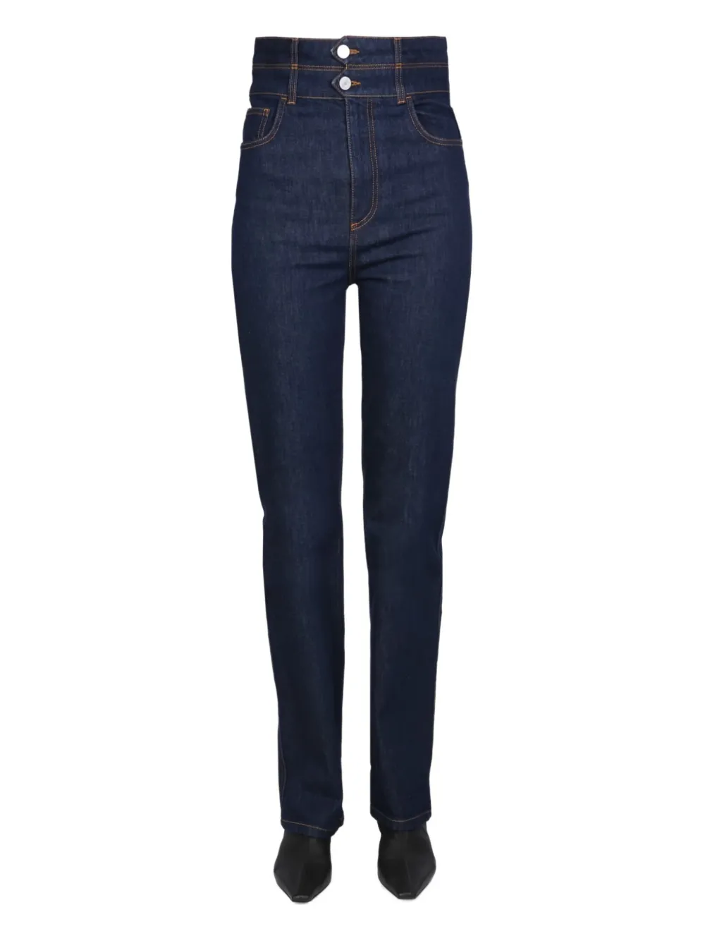 

Джинсы с двойной застежкой на пуговицы Philosophy Di Lorenzo Serafini, синий