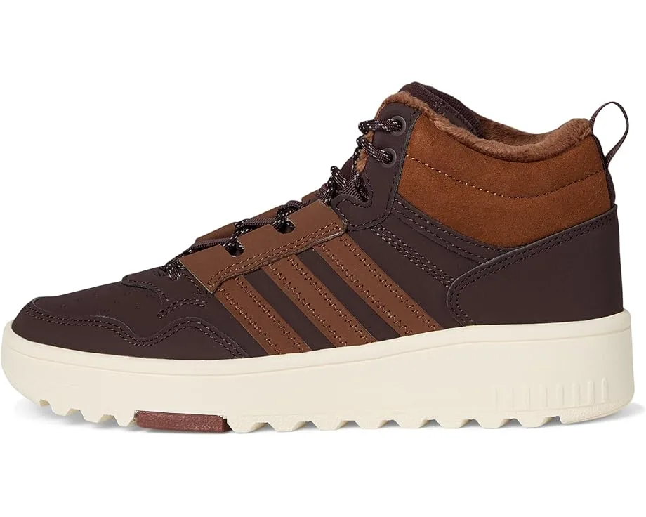 Кроссовки Adidas Kids Hoops 4.0 Mid Top Shoes (Big Kid), Shadow Brown/Supplier Colour/Off White — фото 4