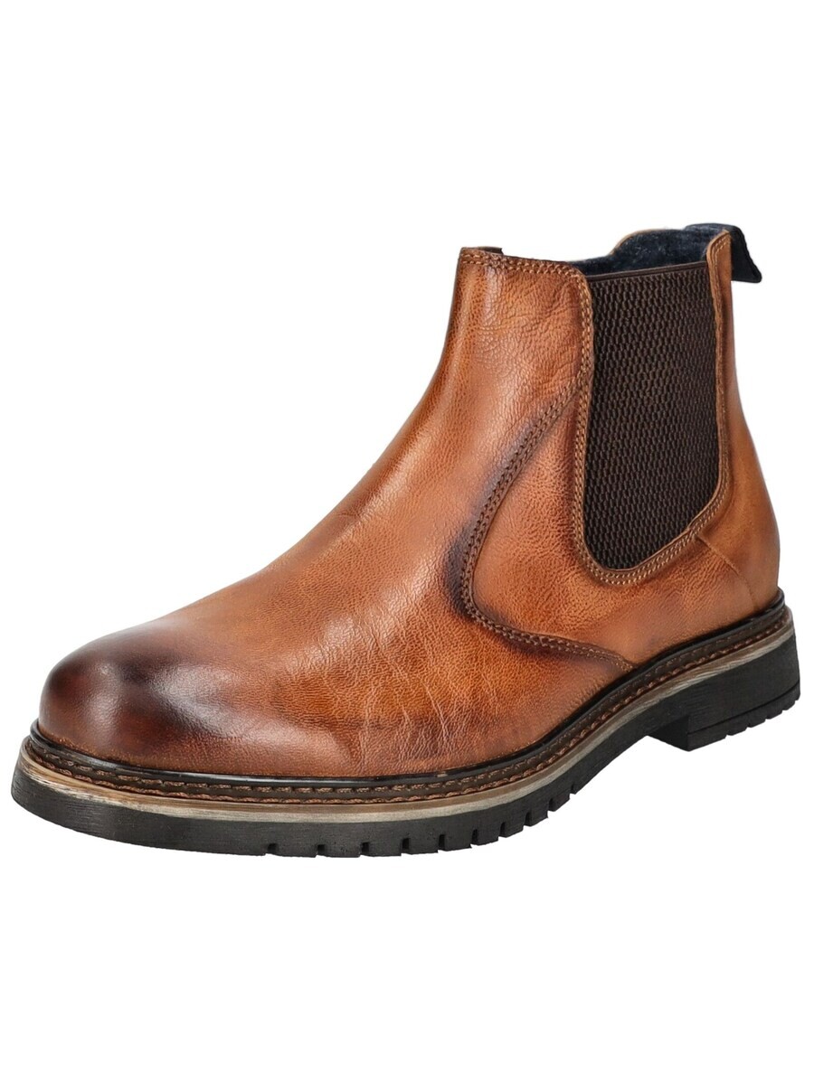 

Ботинки bugatti Boots Barton, цвет Cognac/Dark brown