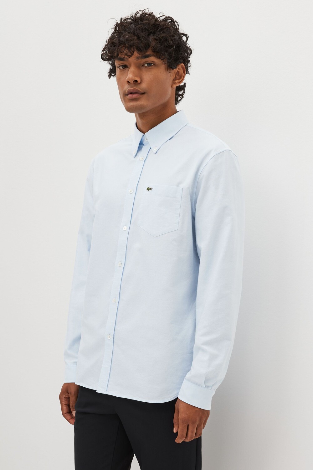 

Оксфордская рубашка Lacoste, синий