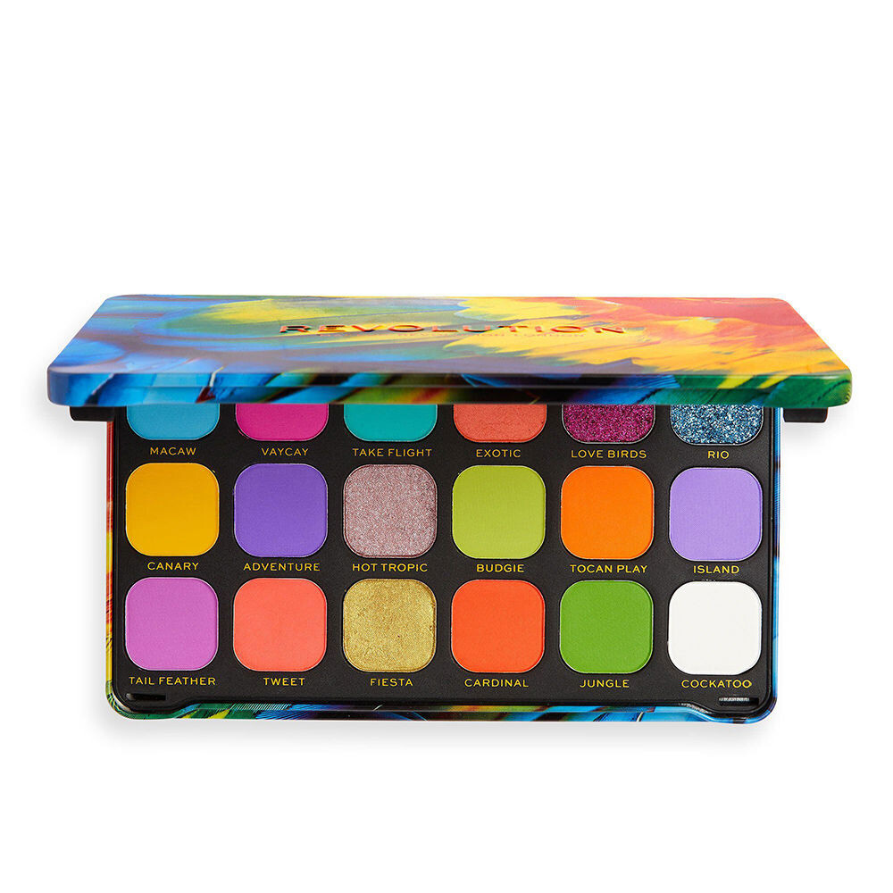 

Тени для век Forever flawless eyeshadow palette Revolution make up, 19,8 г, birds of paradise