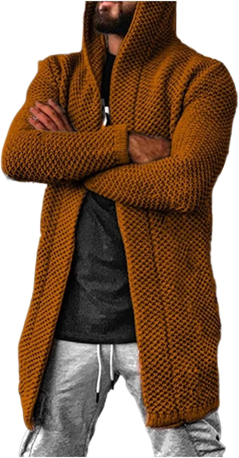 

Мужской кардиган с капюшоном Casual Fashion