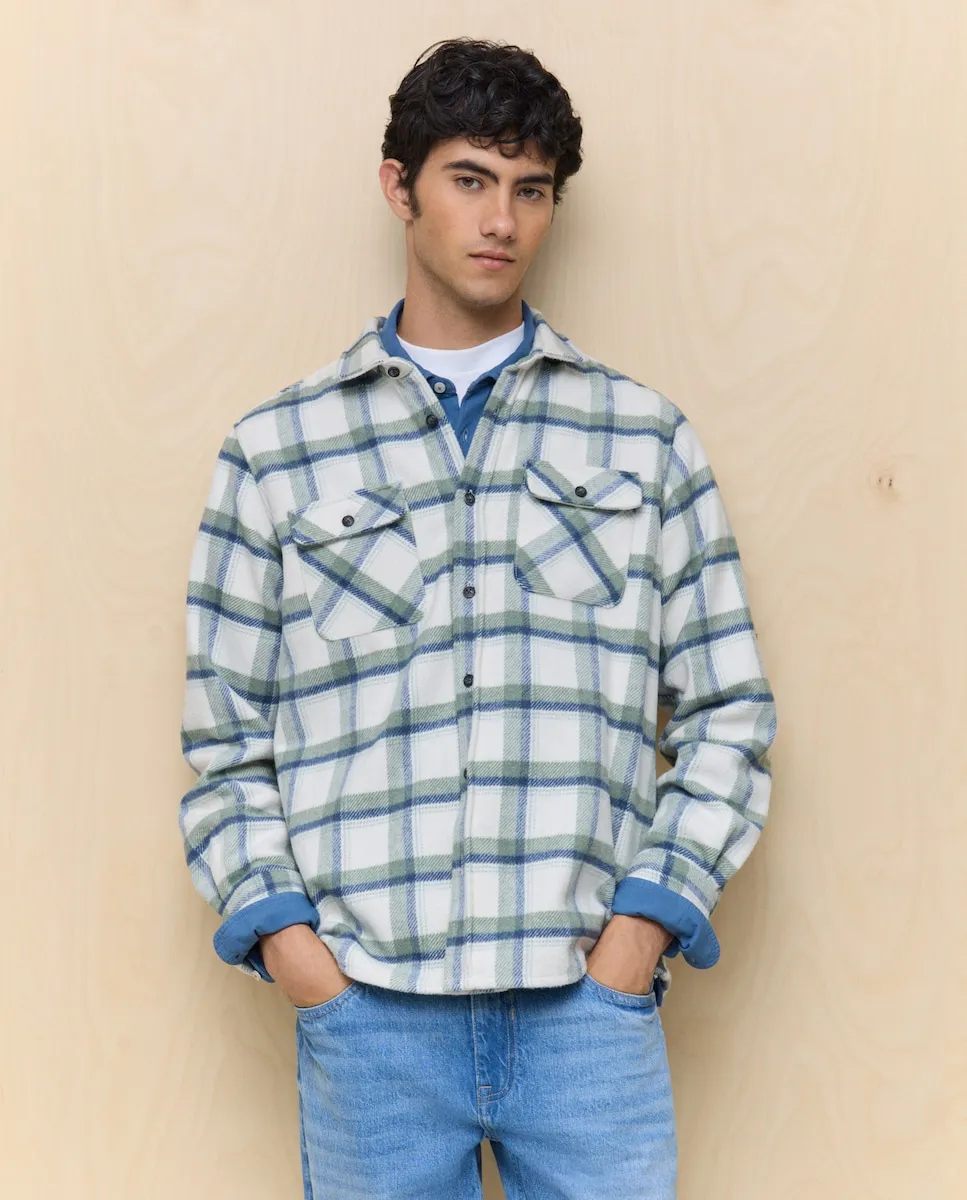 

Мужская рубашка в клетку Easy Wear, зеленый