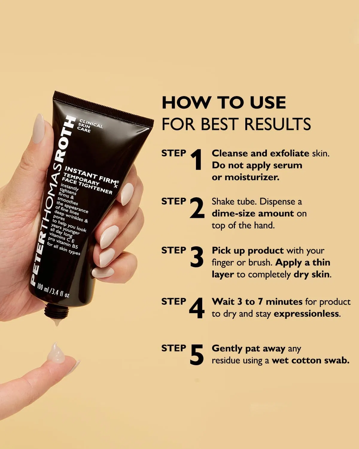 Крем для лица Peter Thomas Roth — Дневной -лифтинг Instant Firmx Temporary Face Tightener, 100 мл — фото 4