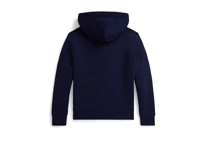 Худи флисовое Triple-Pony Polo Ralph Lauren Kids, Newport Navy — фото 2