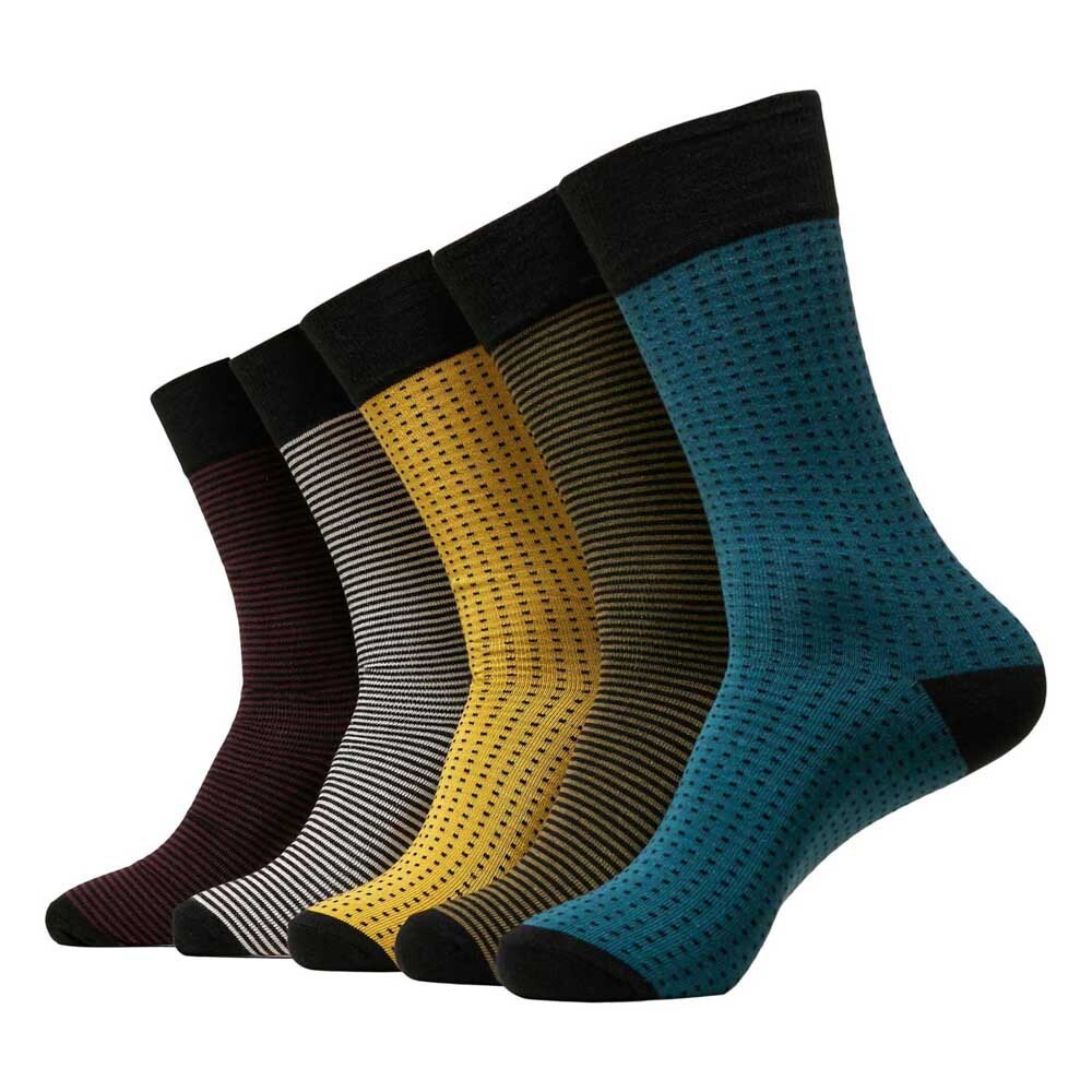 

Носки Urban Classics Stripes&Dots Long 5 шт, разноцветный
