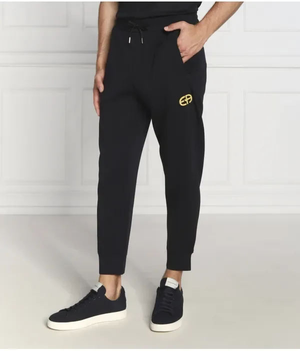 Спортивные штаны regular fit Emporio Armani, темно-синий — фото 3