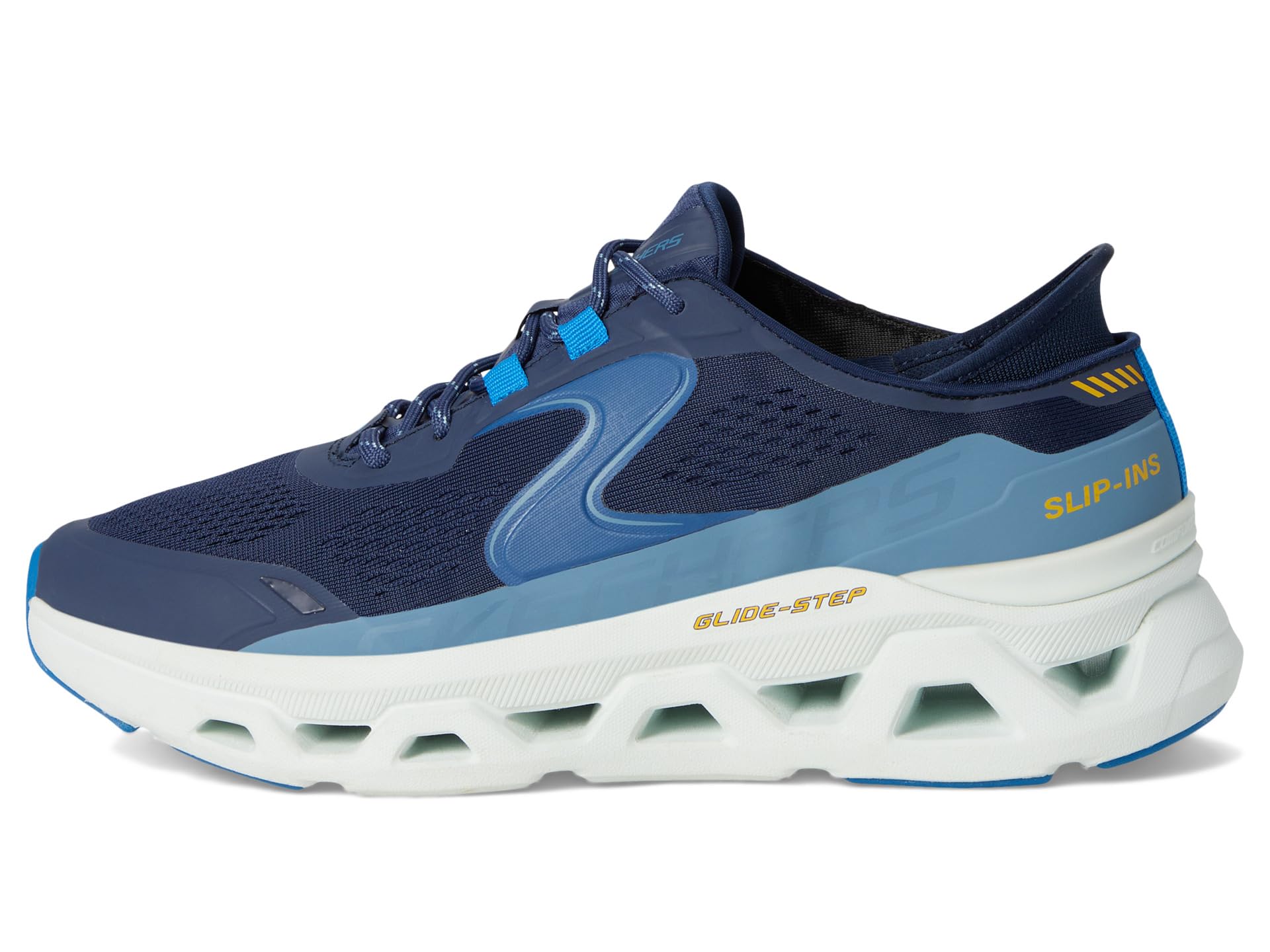 Кроссовки SKECHERS Glide-Step Altus Hands Free Slip-In, Navy/Blue — фото 4