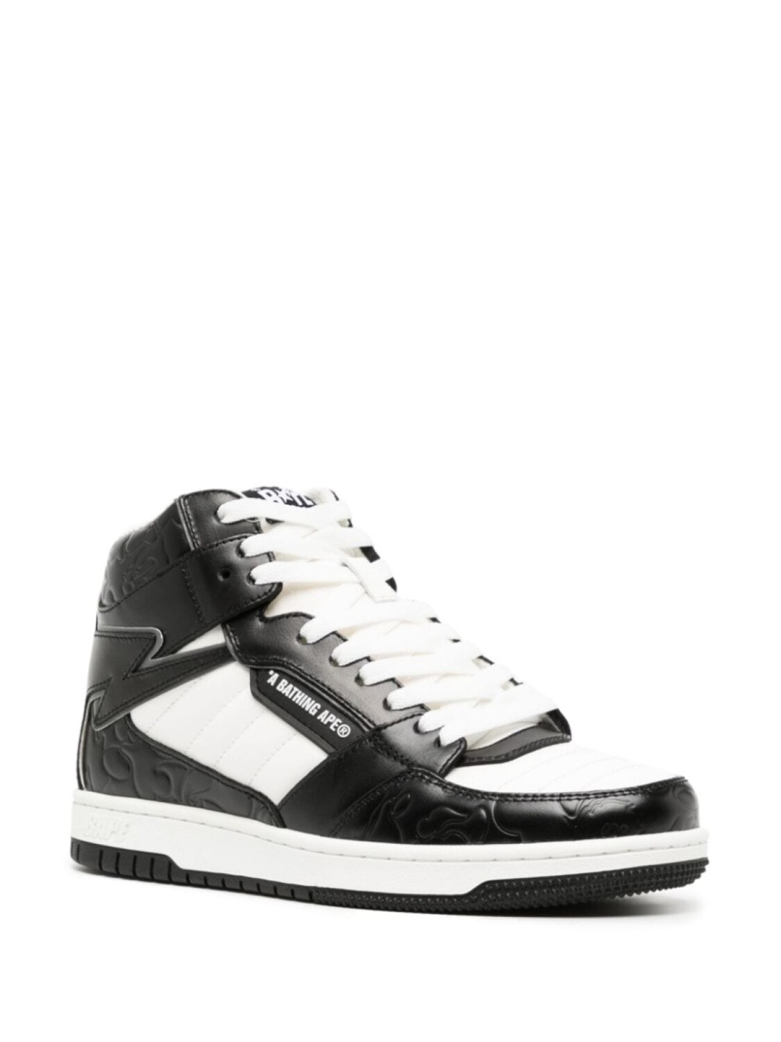 

Кроссовки BAPE Sta 88 Mid #1 на шнуровке A BATHING APE, черный