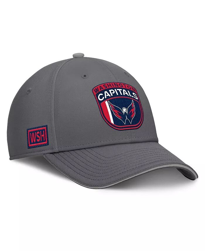 

Мужская серая бейсболка Washington Capitals Home Ice Flex Fanatics
