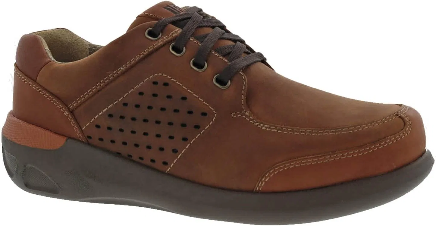 Оксфорды мужские из натуральной кожи Camel Distressed Leather Drew