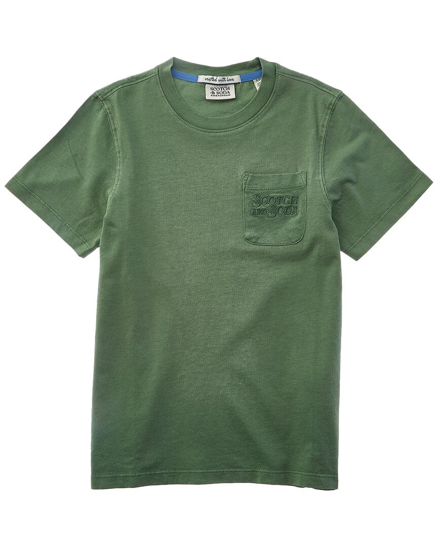 

Футболка Scotch & Soda с эффектом поношенности, зеленый