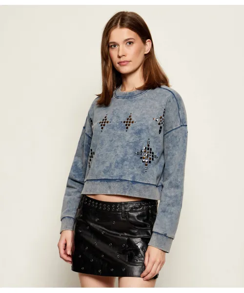 

Толстовка Cropped fit One Teaspoon, синий