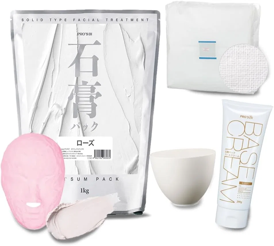 Набор для ухода за кожей Plaster Pack с розой Seven Este, 4 использования, 1000 г