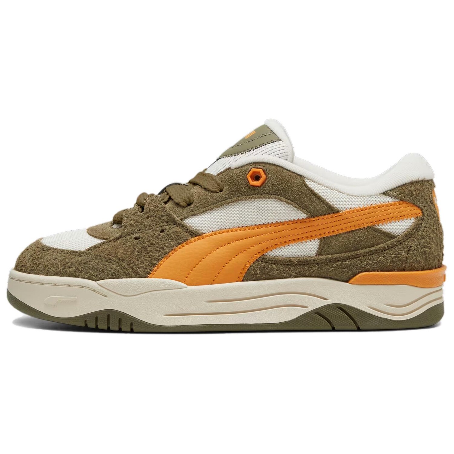 Кроссовки Puma 180 Leather Lifestyle Shoes Unisex Low-top Olive Green, оливковый