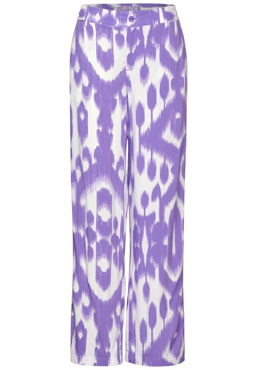 

Брюки STREET ONE Wide leg Pants, фиолетовый