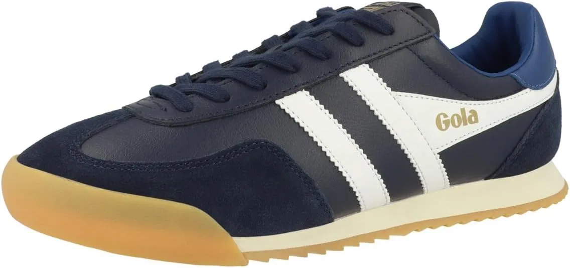 Кроссовки Gola Europe Leather for Men, Blue — фото 4