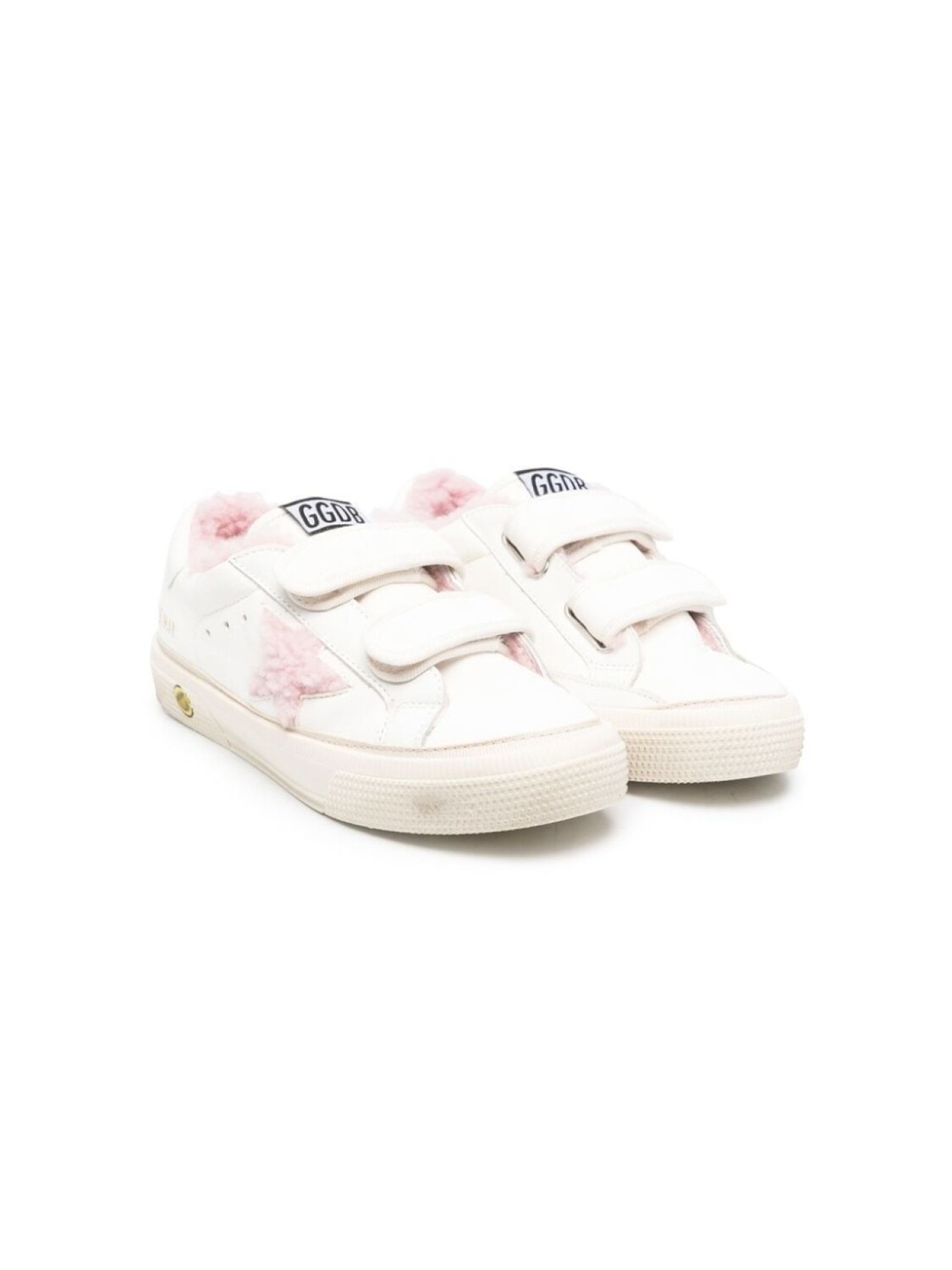 

Golden Goose Kids кеды Superstar на липучках, белый