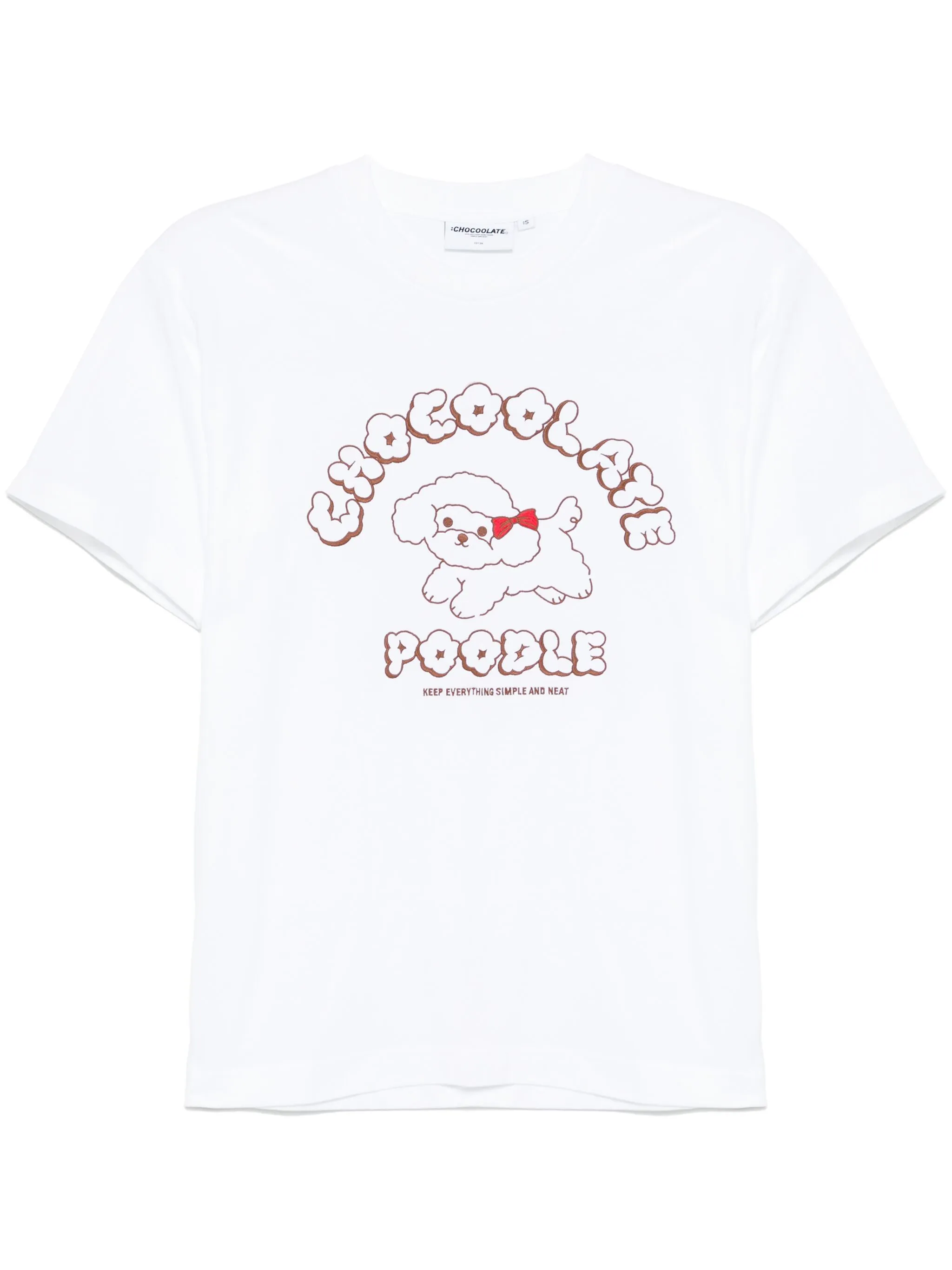 

Футболка с графичным принтом Chocoolate, белый