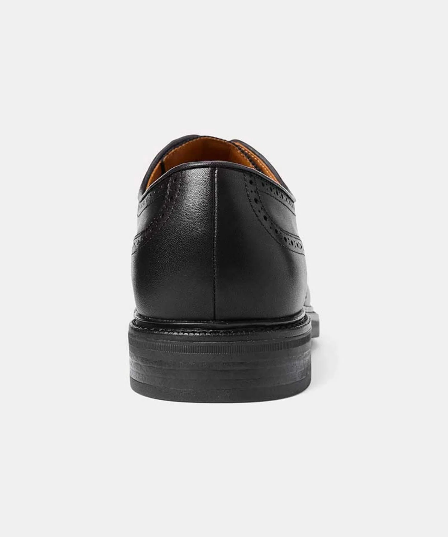 Мужские туфли-оксфорды POLO RALPH LAUREN ASHER с узором крылья чёрные — фото 4