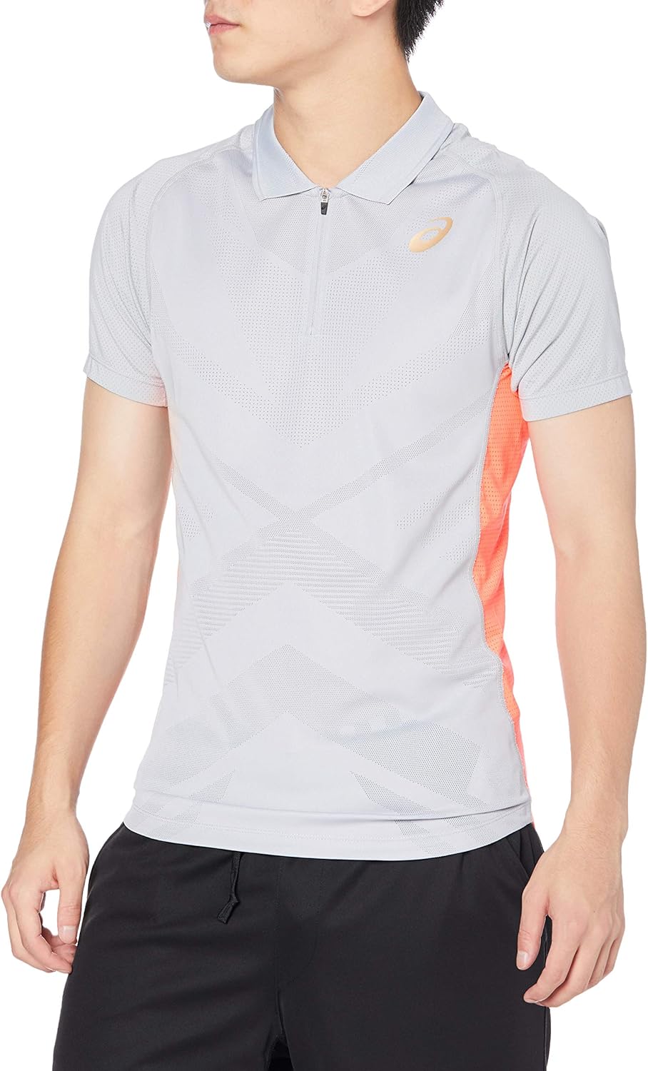 

Мужская поло-рубашка ASICS ELITE с коротким рукавом, 2041A078, серый
