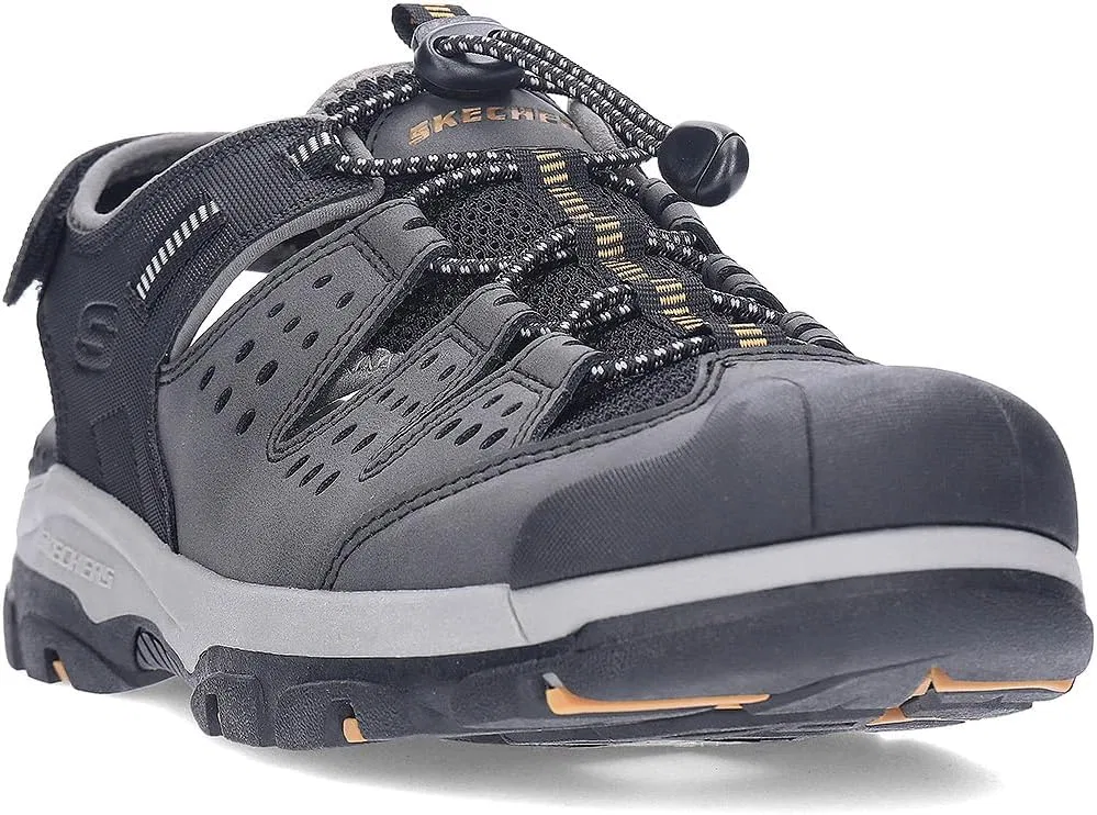 Мужские сандалии Skechers Tresmen Menard, 2-Black Synthetic Mesh — фото 3