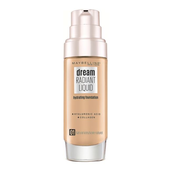 

Тональная основа Maybelline Dream Radiant Maybelline New York, цвет 1n natural ivory, 30 мл
