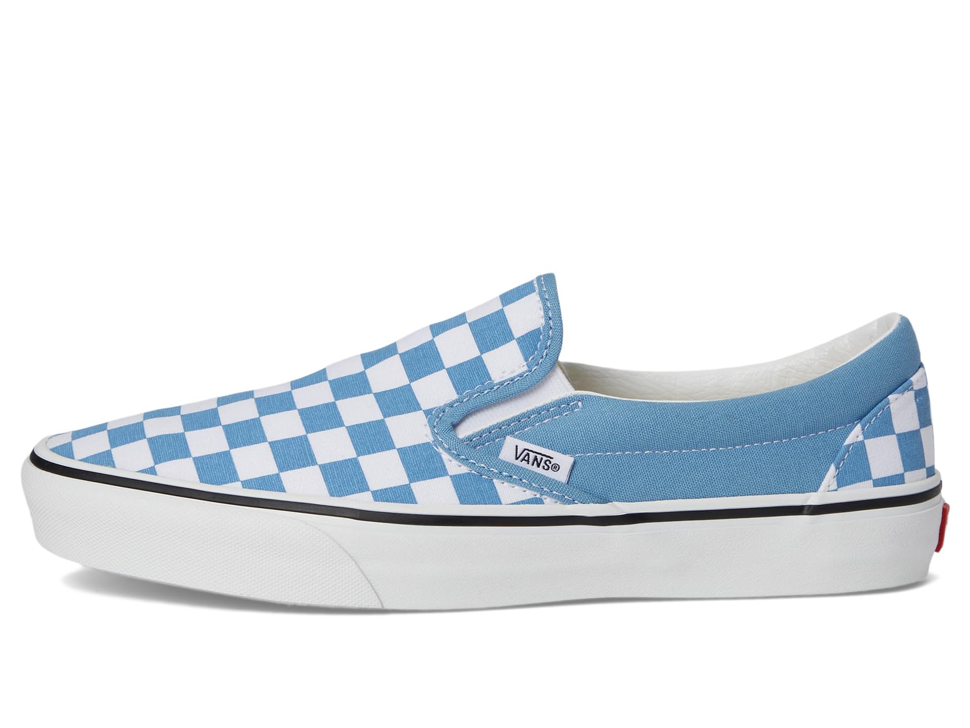 Кроссовки Vans Classic Slip On Checkerboard, Color Theory Checkerboard Heritage BlueSee Less — фото 4