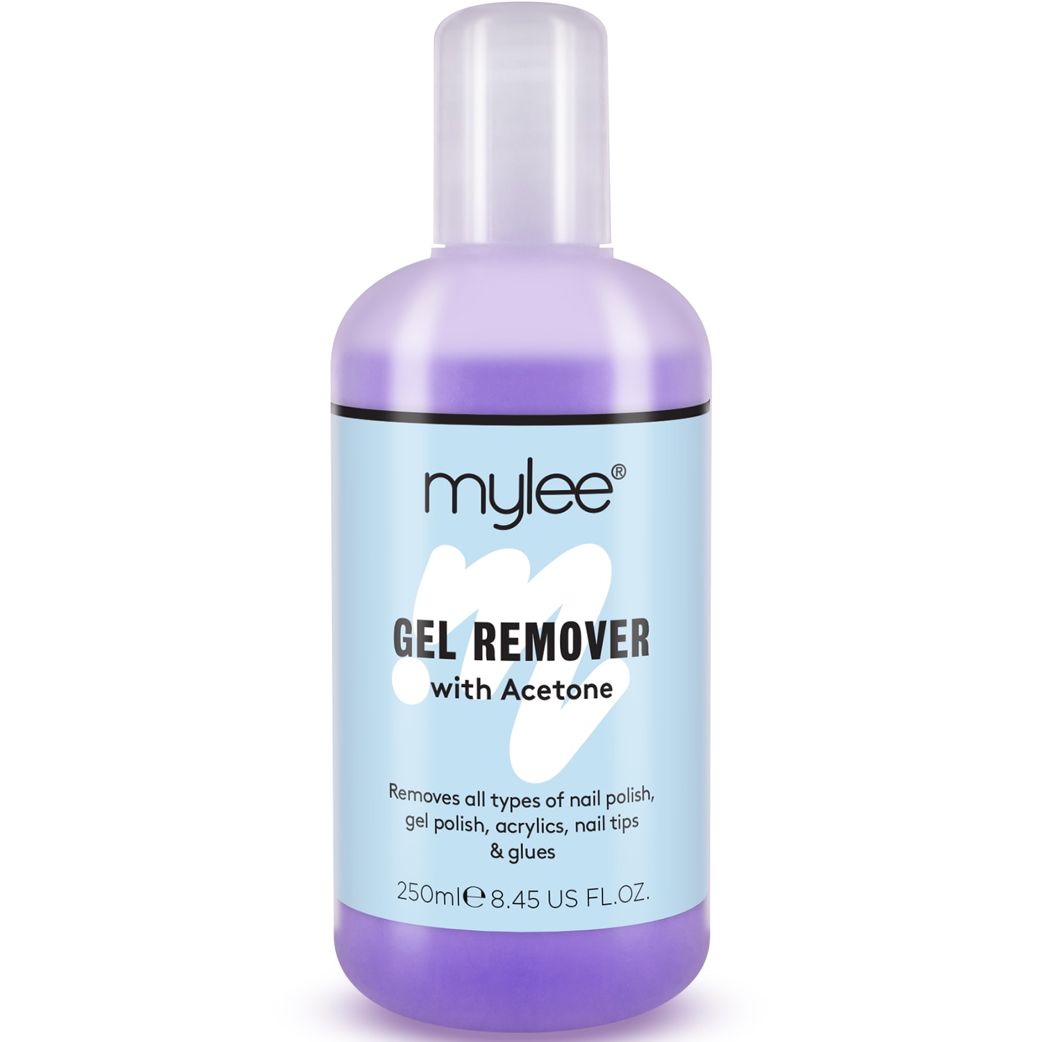 

Жидкость для снятия лака gel remover Mylee, объем 250 мл