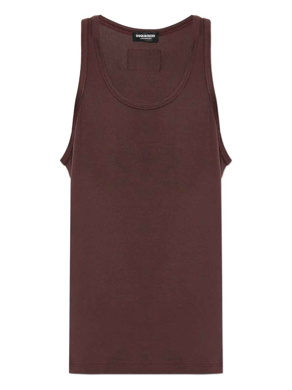 

Жилет с нашивкой-логотипом Dsquared2, коричневый